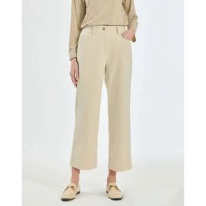 닥스 여성 아이보리 코듀로이 스판 부츠컷 팬츠 973370