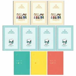 호홉 피너츠 스누피 B5 원링노트 10권 세트