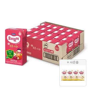 요미요미 튼튼 프룬사과, 125ml, 24개 + 증정 ( 보리 125ml 4입,1개 )