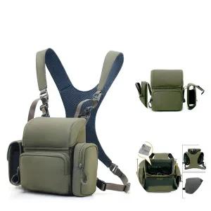 스포츠레저 등산 야외 스포츠 쌍안경 가방 체스트 백 하이킹 망원경 보관 접이식 다중 포켓 휴대용 백팩