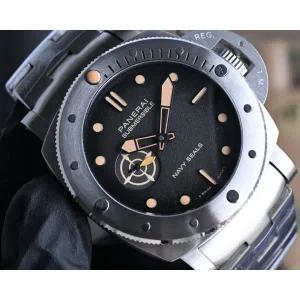 Panerai PAM1970“블랙 골드 매치”沛？海44毫米男士机械手表- 명품시계 시계 손목시계 패션시계 3029843 4
