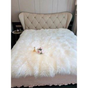 호주 양가죽 매트리스 겨울용 북유럽 침실 양털 싱글 더블 매트 장모 천연 카페트