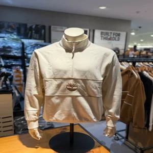 [팀버랜드] 팀버랜드 A69R3 D22 컷앤쇼우 반집업 맨투맨 아이보리