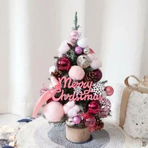 아트박스/플라워트리 크리스마스 미니트리 워머 바이올렛목화A 45cm 완제품