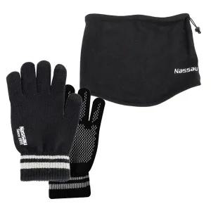 [스타]낫소 동계 스포츠 넥워머+장갑 세트