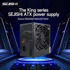 세지시 킹 시리즈 파워 서플라이 300w PC 전원 550w 750W 3.0 폰테 액티브 90V 220V 게이밍 PSU