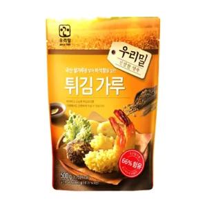 우리밀 튀김가루 500g/치킨파우더 닭튀김가루 바삭한튀김가루 고소한튀김가루 바삭한튀김분말