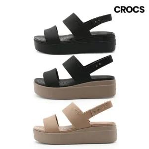 여성 브루클린 로우 웨지 힐 키높이 플랫폼 샌들 3종택일