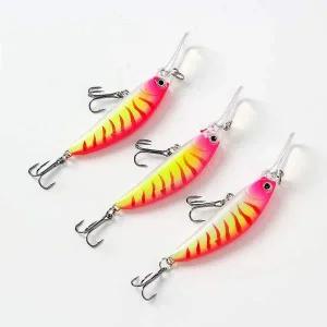 강력 워블링 액션 가라앉는 싱킹 미노우루어 3P세트