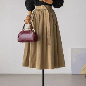 (안나앤플러스) A. 오델 트렌치 벨트 스커트[스커트D0819I03] 빅사이즈