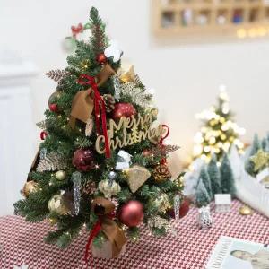 /플라워트리 크리스마스 미니트리 워머 엔틱 루비 샤이니 75cm
