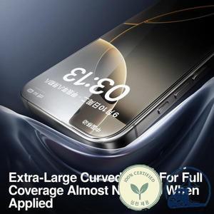 스마트데빌 1/2개 코닝 무반사 강화유리 필름 아이폰 16 Pro Max 먼지 박스 스크린