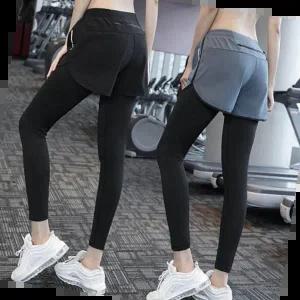 여자레깅스 여성 스포츠 일체형 레깅스 반바지 운동 헬스 바지 1P
