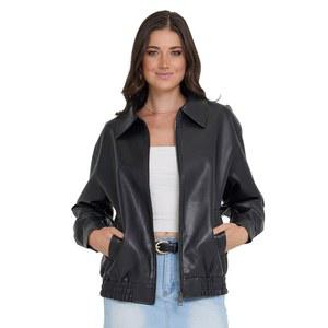 스티브 매든 가죽 재킷 여성 - 인조 오버사이즈 폭격기 여성, 플러스 사이즈 오토바이