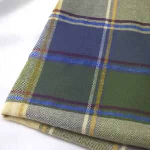 코튼면 기모트윌 선염 체크원단 라이 천원단