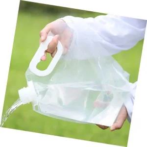 캠핑용물주머니 캠핑 휴대용 간편 비닐 물주머니 위생 손잡이 수통 3L