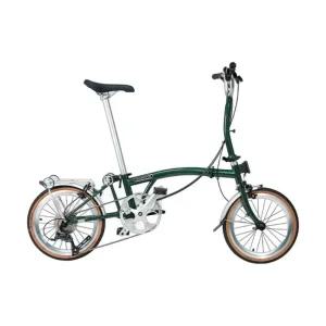 바이크스 프로 트라이폴드 블랙 trifold 미니벨로 경량 학생을위한 접이식 소형 자전거