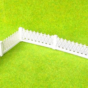 Chzimade 울타리 정원 스타일 미니어처 인형 건축 모델 액세서리 패밀리 놀이 집 DIY 부품