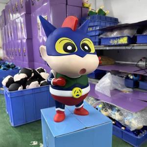 짱구 피규어40cm 크레용 신짱 인기 초대형 사이즈 빨간 옷 잠옷 다이나믹 슈퍼맨 애니메이션 피규어 장식품