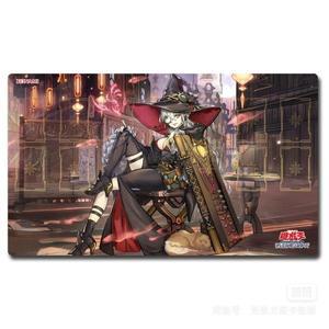 유희왕유희왕 디아벨스타 블랙 마녀 플레이 매트 유희왕! TCG OCG 트레이딩 카드 게임 매트 듀얼 플레이트