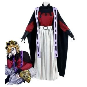 귀멸의칼날 상현2 도우마 코스프레 풀세트 (가발/신발문의) 귀칼 캐릭터 코스튬 패션