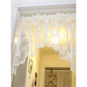 바란스 주방커튼 레이스 아치형 식 출입구 데코 발란스 책장 키친커튼 34 3 C 프리