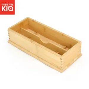 대나무 수저통 사각 수저함 수저 케이스 원목 업소용 식당/직사각 보관 보관함 젓가락통 업소 분식집 한식