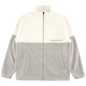 데상트 마이크로플리스 스탠드넥 집업 SP423TKTO2LBEG