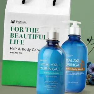 바디케어선물세트 모링가 바디워시플러스하이드레이트 2종 선물세트