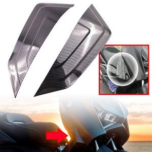 YAMAHA 호환 XMAX300 XMAX 300 2023-2024 바이크 오토바이 프론트 레그 쉴드 가드 카본 룩 사이드 프로텍터
