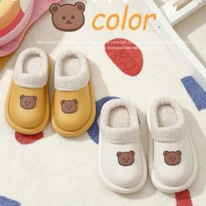 실내화 털 거실 실내 방한 겨울 사무실 슬리퍼 층간소음 학교 폭신한 키높이 가벼운 캐주얼 남여 공용 착화