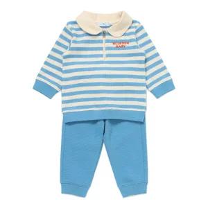 [롯데백화점]블루독베이비 BL)와플상하복세트A 45A70-672-06 출산백일돌