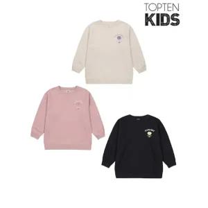 [롯데백화점]탑텐키즈 MKD4TR2004 여아) 플리스 백포인트 롱 맨투맨