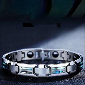 게르마늄 건강 팔찌 티타늄 이중 원석 로즈골드 남성 01 텅스텐 여성 1개 20cm 네오디뮴