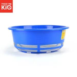 깨채소쿠리 채반 채망 바구니 건지기 스테인레스 스텐채반 원형 플라스틱 바스켓