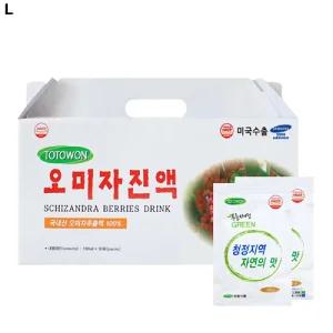 오미자 진액 100mL x 30포즙 영양 엑기스 음료