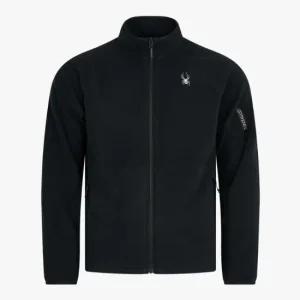스파이더 남성 마이크로 플리스 집업 B1 SPKWCNFT306M BLK CGR