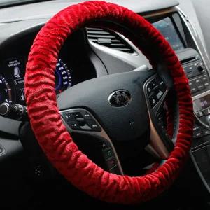 아가토 밍크 핸들커버 레드 주문불가 보호 운전필수템 운전대 용품 카인테리어 자동차꾸미기 차량 자동차인