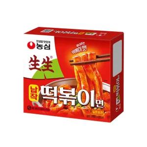 농심 생생 납작 떡볶이면 258g