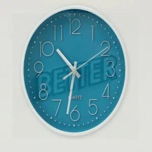 타임이즈 원형 벽시계(20cm) (스카이/화이트) 거실시계