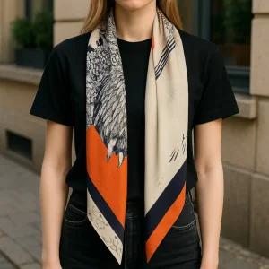 데일리 여성 쉬폰 실크 롱 스카프 20종 모음전 숄 페이즐리