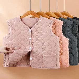 성인수면조끼 여성 후리스 어른 할머니 김장 뽀글이