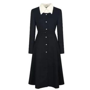 JJ지고트 펄버튼 플레어 원피스(GN9A0OP55) 304260