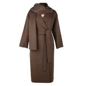 25FW S 막스마라 쿠오레 울 로브 코트 CUORE 2529016093600 078 (MARRONE)