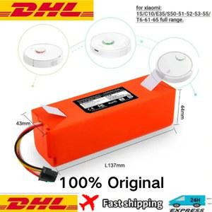 Xiaomi Roborock S55 식 교체 S60 S50 배터리 오리지널 청소기 진공 S6 S5 MAX BRR-2P4S-5200S S65 100% 로봇 S51 용 부품