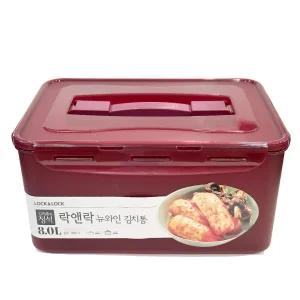 락앤락 김치통 김장 김치용기 뉴와인 세포기용 8L