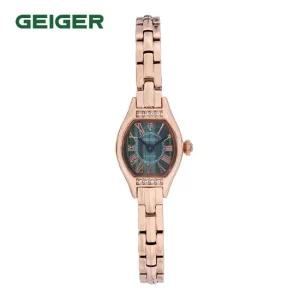 가이거(GEIGER) 여성 말라카이트 포인트 메탈 워치 GE1272RG