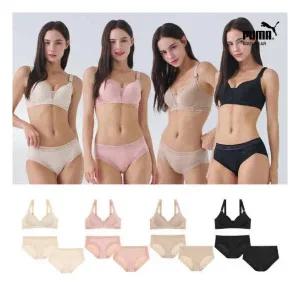 매장정품 푸마바디웨어 푸마 언더웨어푸마 바디웨어 여성 에어 서포트 브라팬티 세컨팬티 12종세트 1353458