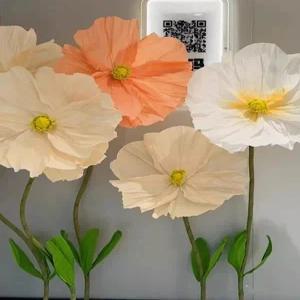 자이언트 페이퍼 플라워 촬영소품 행사장 세트 포토존 조화 페이퍼플라워 재료 소품 꽃