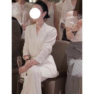 여자 웨딩수트 피로연 오피스룩 셋업 세미정장 검정색